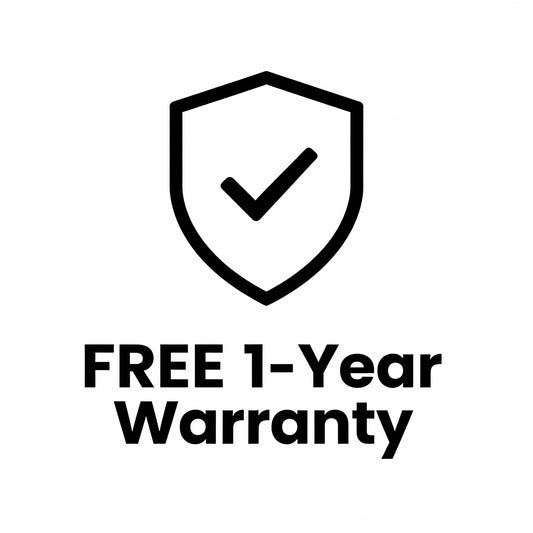 FREE 1-Year Warranty