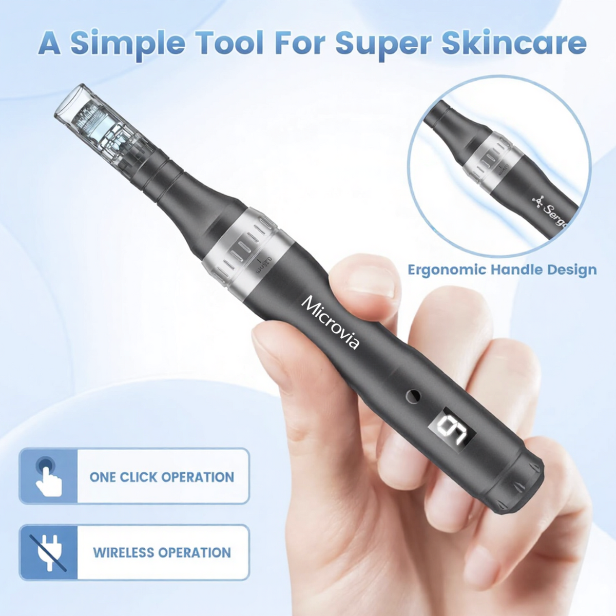 Microvia Electric Microneedle Pen